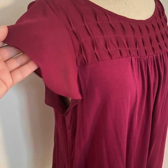 Dark red / maroon Merona blouse - Picture 1 of 6